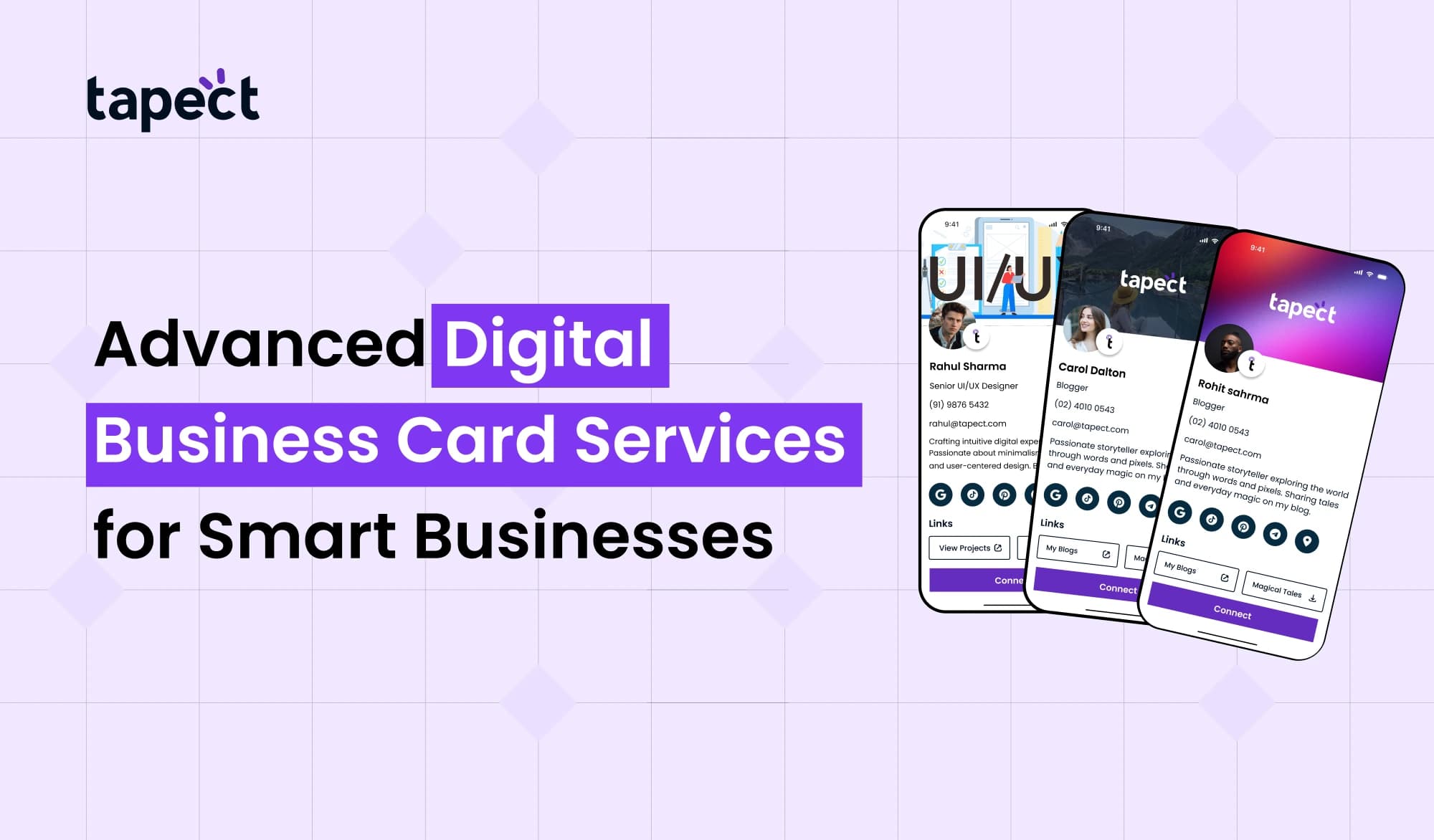 Advanced Digital Business Card Services for Smart Businesses