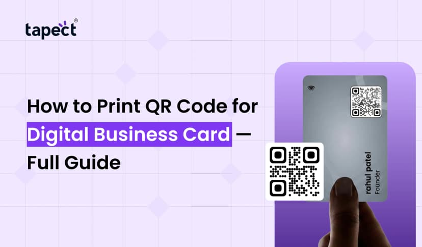 How to Print QR Code for Digital Business Card – Full Guide