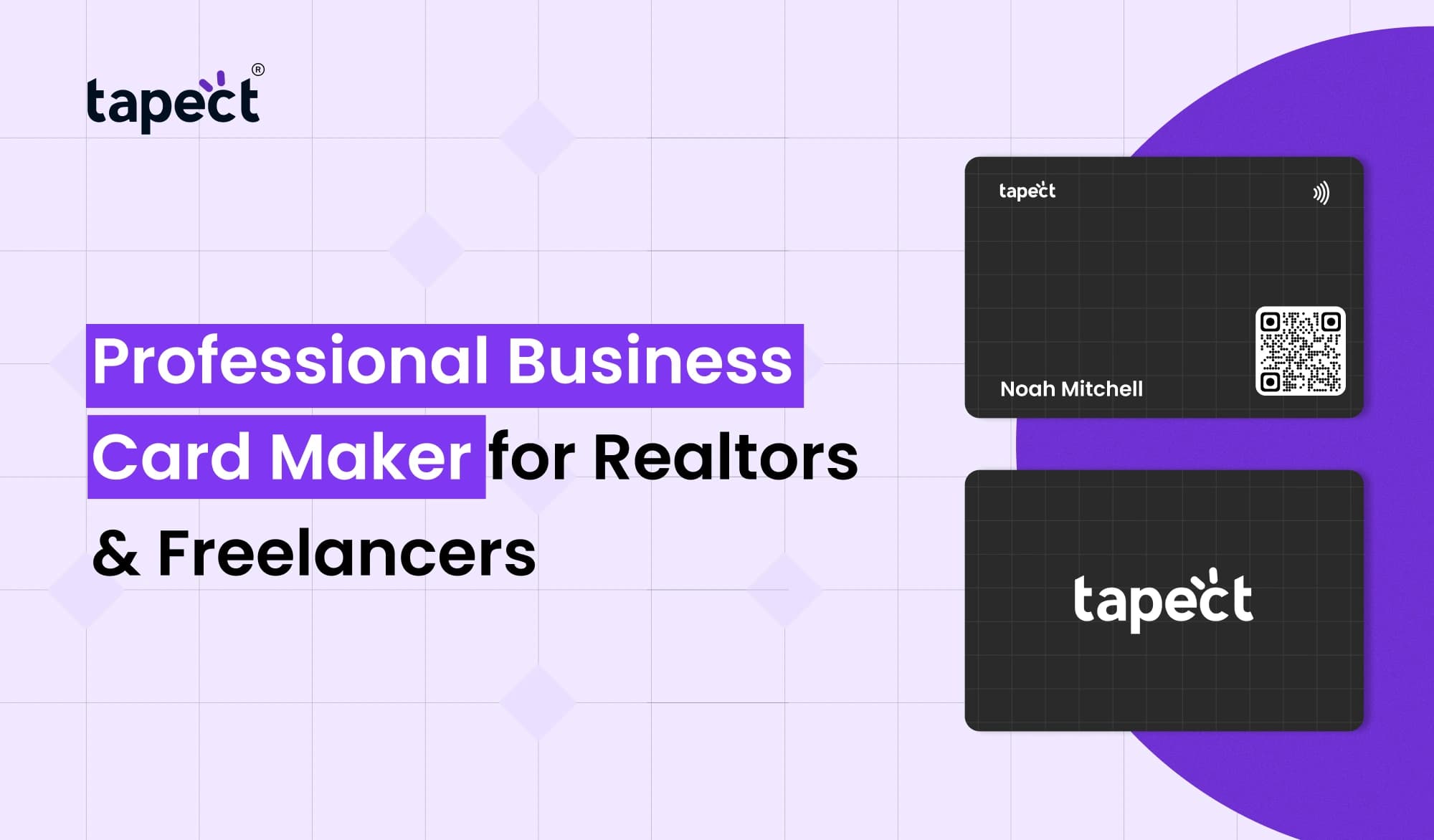 Professional Business Card Maker for Realtors & Freelancers