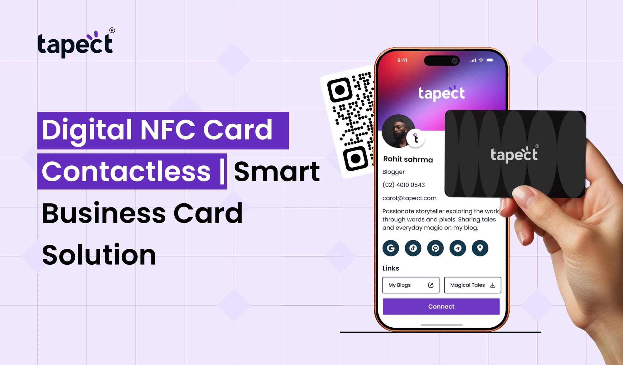 Digital NFC Card Contactless | Smart Business Card Solution