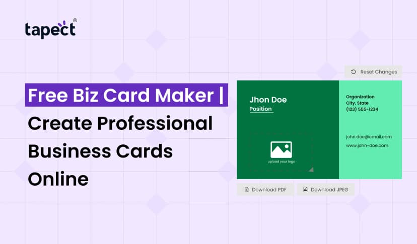 Free Biz Card Maker | Create Professional Business Cards Online