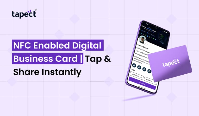 NFC Enabled Digital Business Card | Tap & Share Instantly